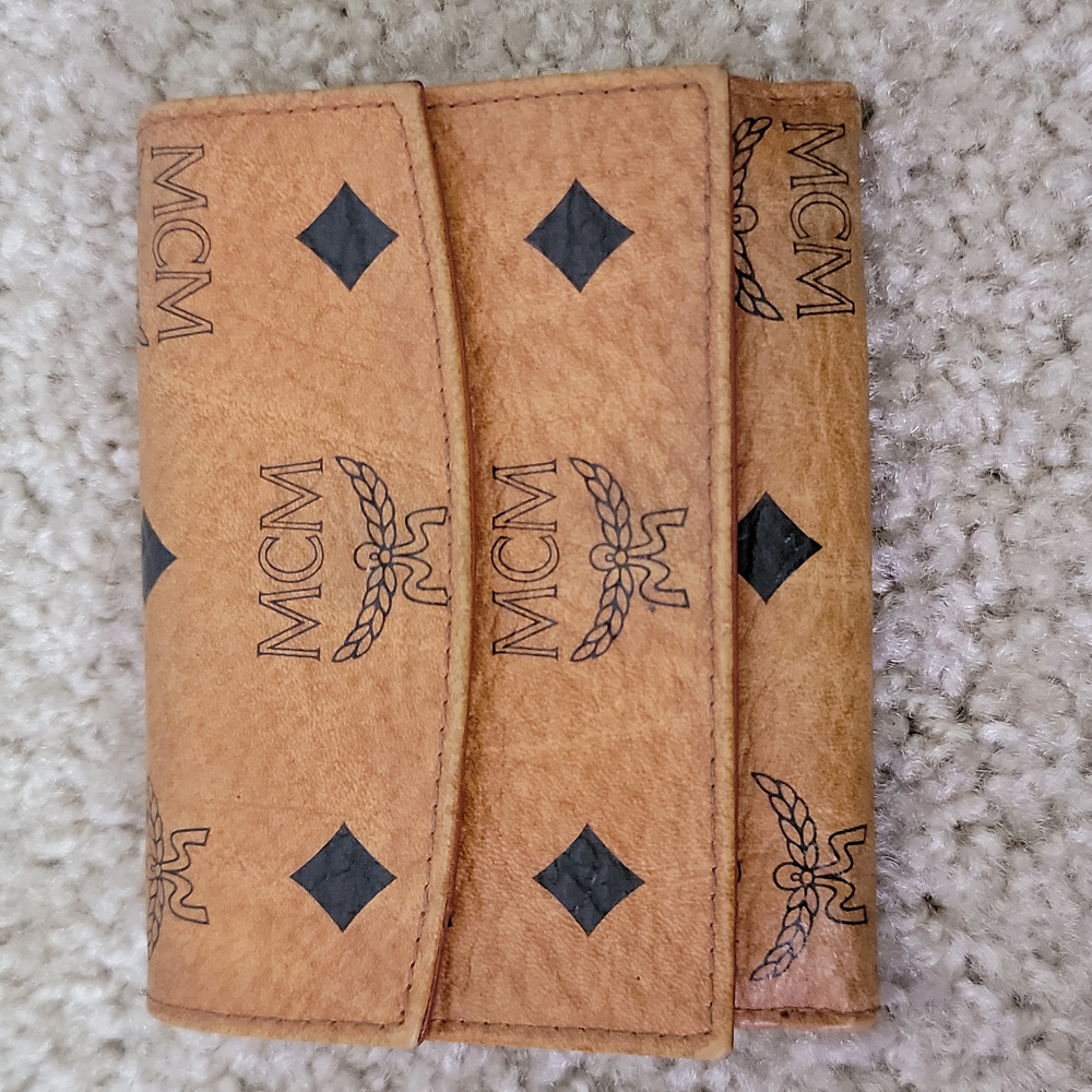 Authentic MCM fold up wallet.